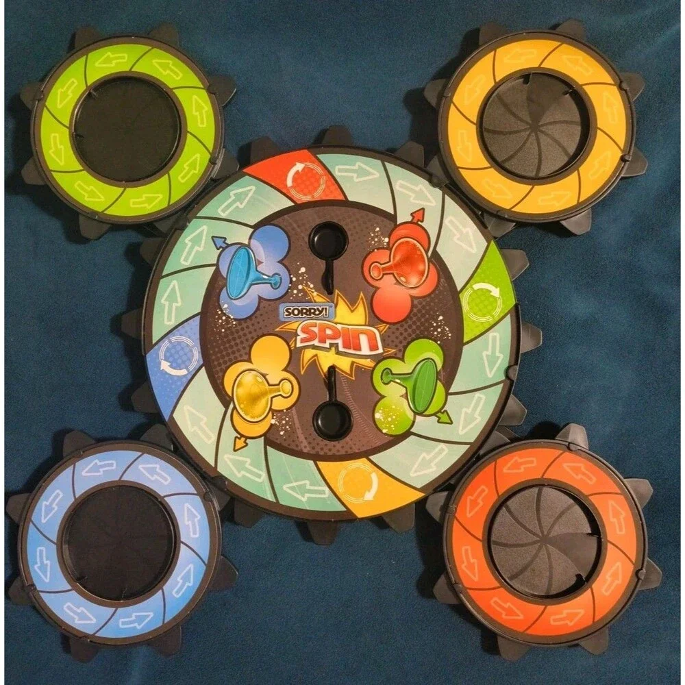 2009 Sorry Spin Board Game 99% Complete - Missing Instructions